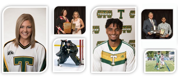Clarke and Yearwood Named Tommies Top Athletes of 2018-19