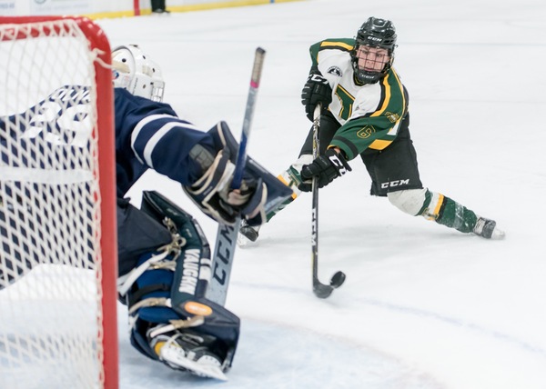 Clarke and Legault Carry Tommies Past X-Women in Shootout
